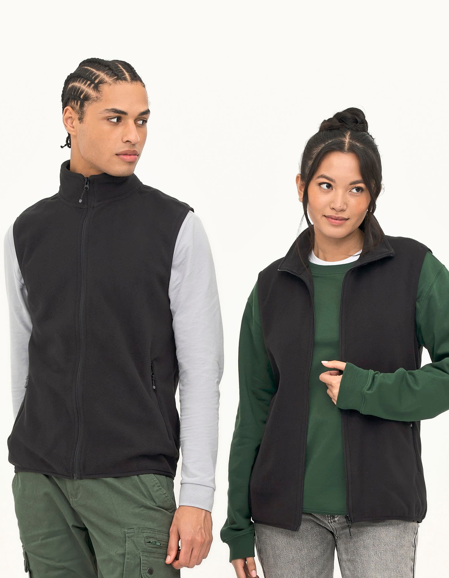 Unisex Factor Zipped Fleece Bodywarmer