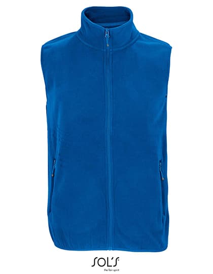 Unisex Factor Zipped Fleece Bodywarmer — Royal Blue 241