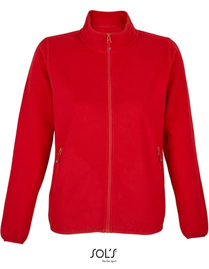 Women´s Factor Zipped Fleece Jacket — Red