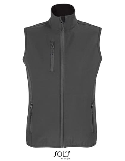 Women´s Falcon Zipped Softshell Bodywarmer — Charcoal Grey (Solid)