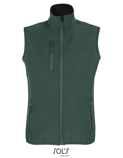 Women´s Falcon Zipped Softshell Bodywarmer — Forest Green