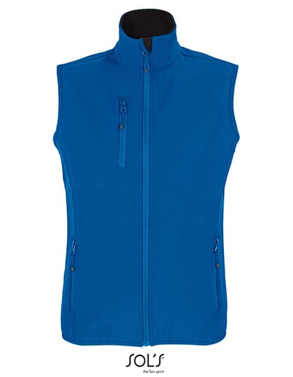 Women´s Falcon Zipped Softshell Bodywarmer — Royal Blue 241