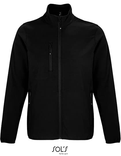 Men´s Falcon Zipped Softshell Jacket — Black