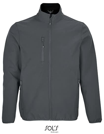 Men´s Falcon Zipped Softshell Jacket — Charcoal Grey (Solid)