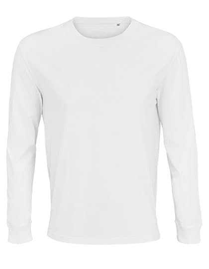 Unisex Long Sleeve T-Shirt Pioneer — White