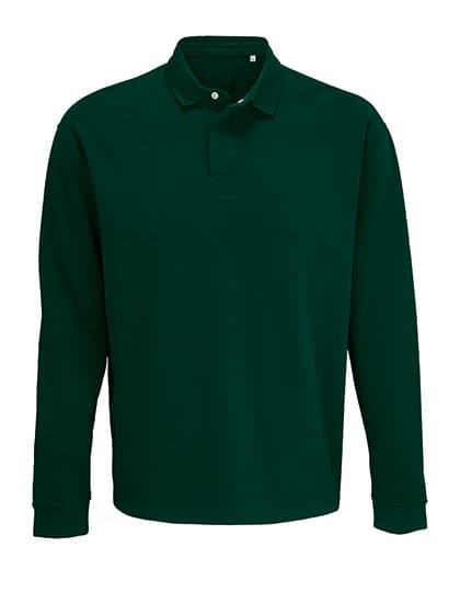 Unisex Polo Collar Sweatshirt Heritage — Green Empire
