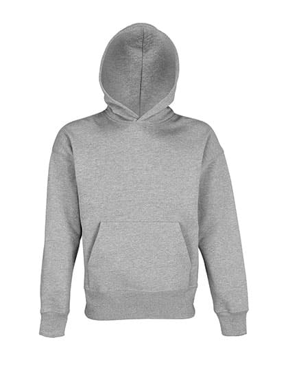 Unisex Hooded Sweatshirt Origin — Grey Melange