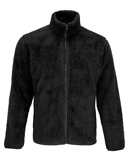 Unisex Fleece Zip Jacket Finch — Black