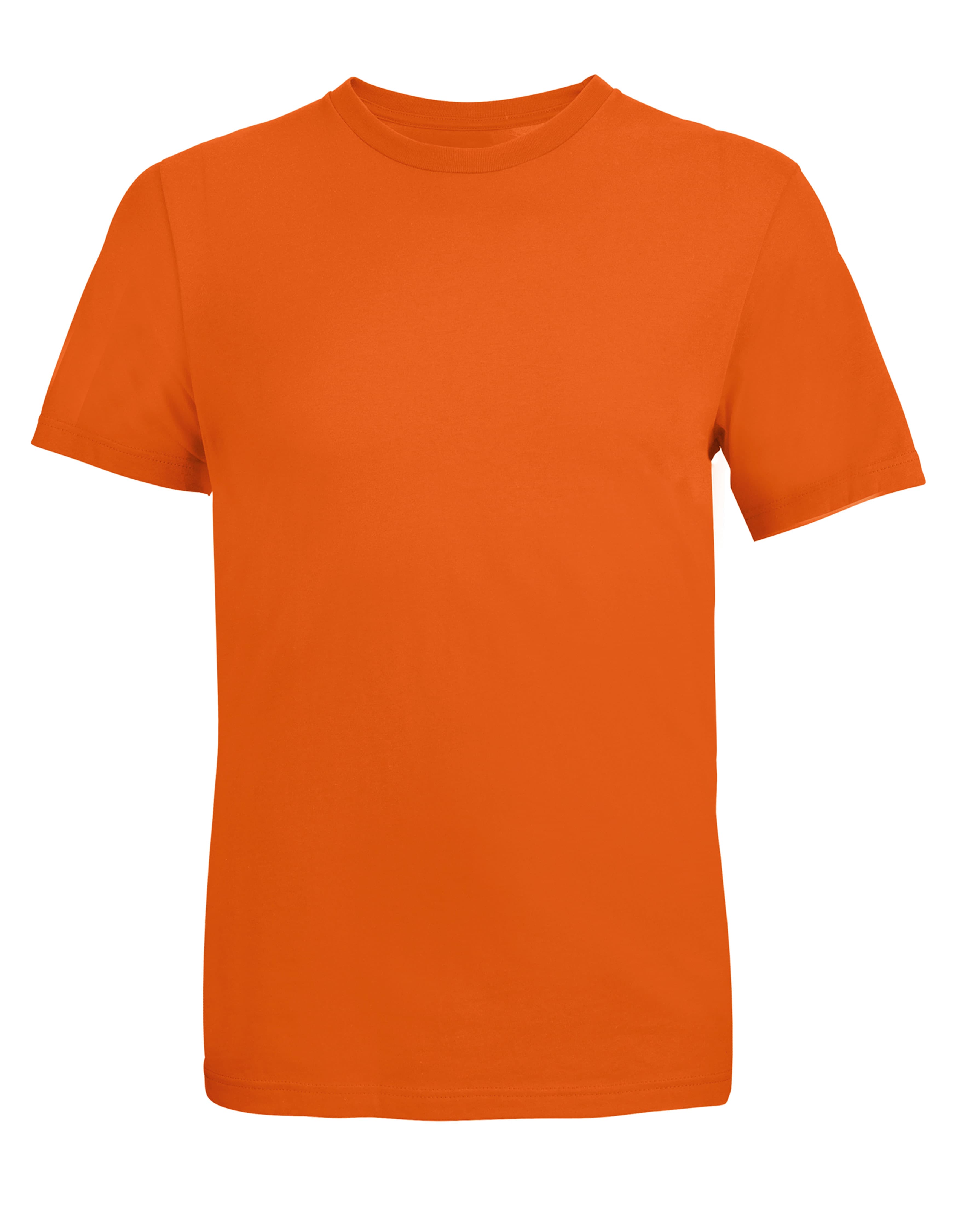 Unisex Round Neck T-Shirt Tuner — Dark Orange