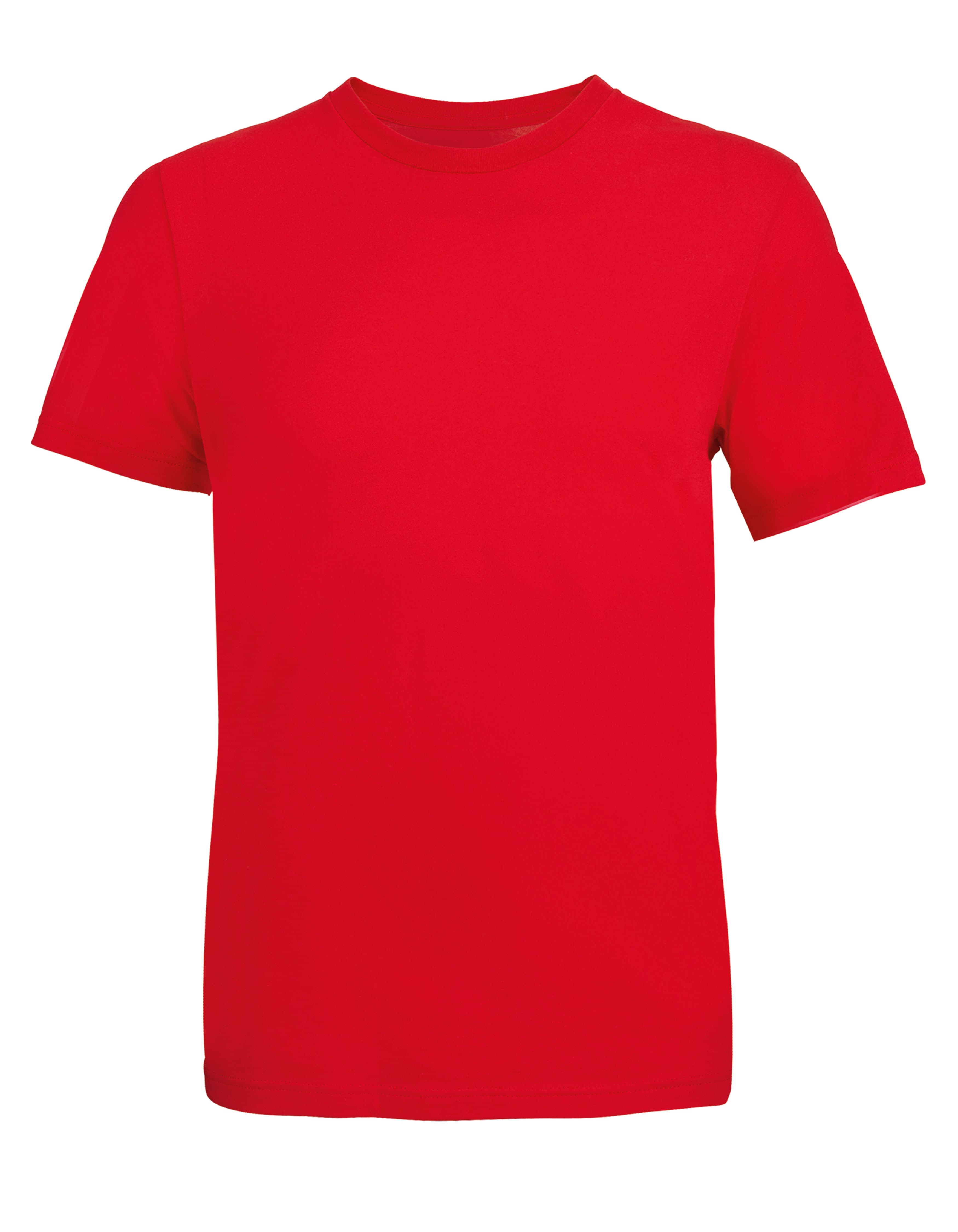 Unisex Round Neck T-Shirt Tuner — Red