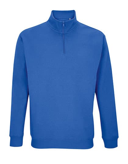 Unisex 1/4 Zip Sweatshirt Conrad — Royal Blue 241