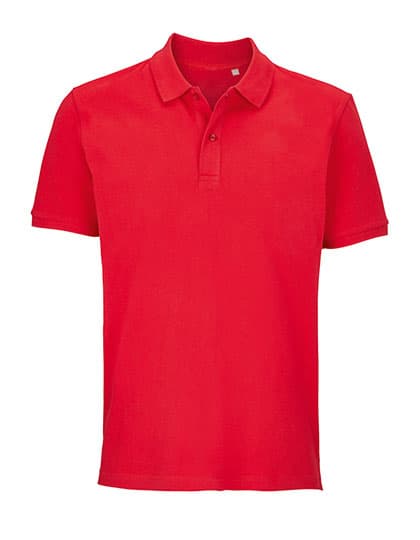 Unisex Polo Shirt Pegase — Bright Red