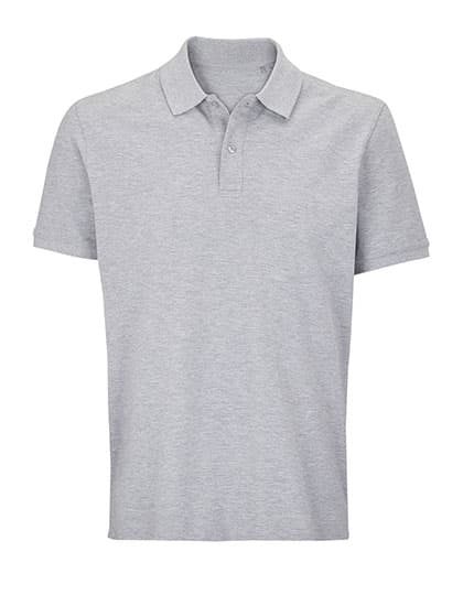 Unisex Polo Shirt Pegase — Grey Melange
