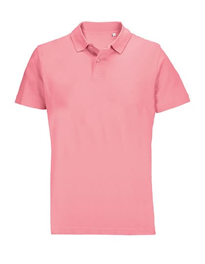 Unisex Pulse Polo Shirt — Candy Pink