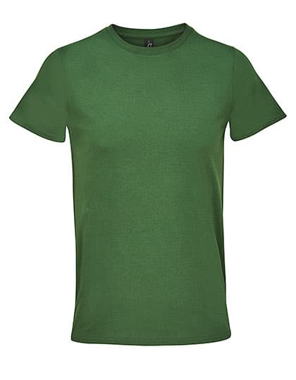 Unisex Round-neck Tee-Shirt Titan — Dark Green 674
