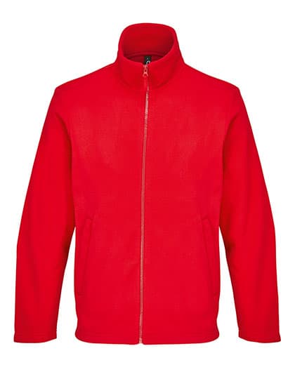 Unisex Microfleece Full-Zip Jacket Nitro — Red