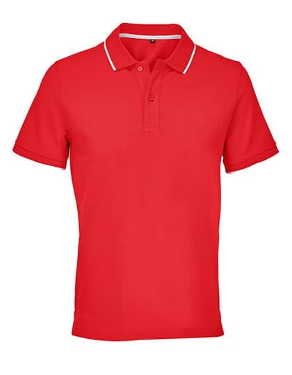 Unisex Polo Shirt Palermo — Bright Red