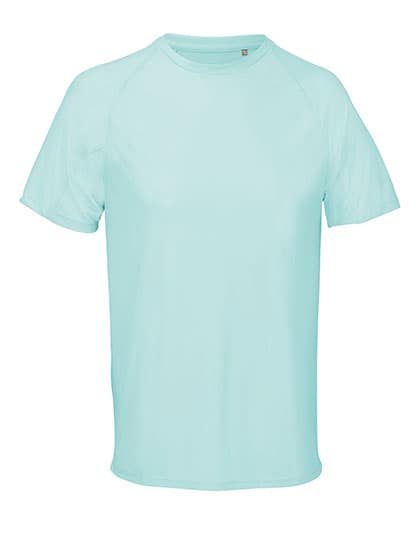 Men´s Raglan Sleeve T-Shirt Vortex — Arctic Blue