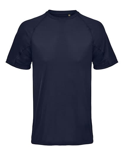 Men´s Raglan Sleeve T-Shirt Vortex — French Navy
