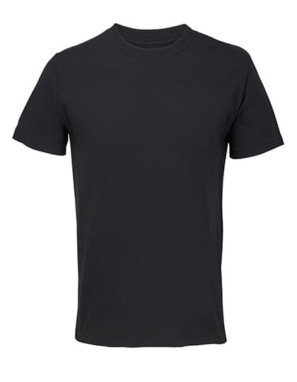 Unisex Vintage Open-End T-Shirt Cliff — Deep Black