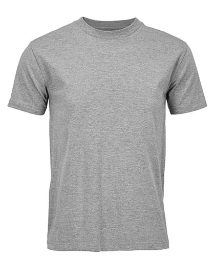 Unisex Vintage Open-End T-Shirt Cliff — Grey Melange
