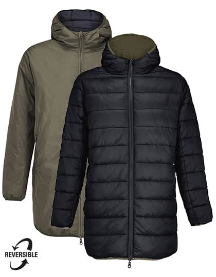 Unisex Reversible Parka Reverse — Army