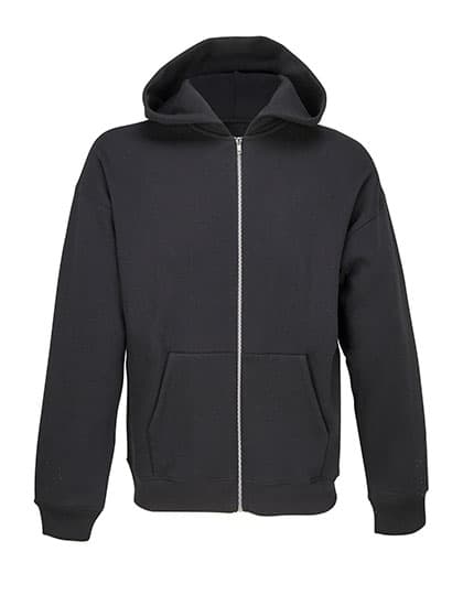 Unisex Full-Zip Hoodie Jelo — Black