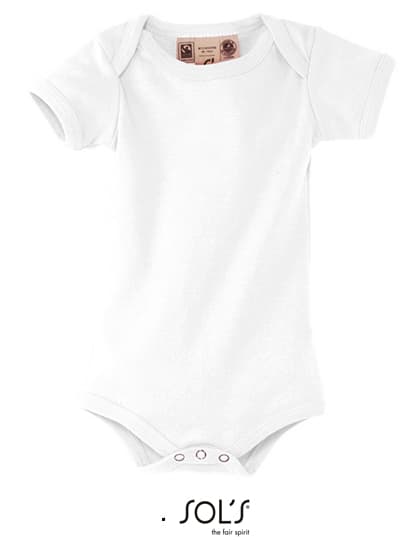 Organic Bambino Bodysuit — White
