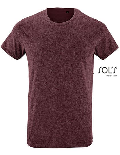 Regent Fit T-Shirt — Heather Oxblood