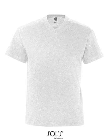 V-Neck T-Shirt Victory — Ash (Heather)
