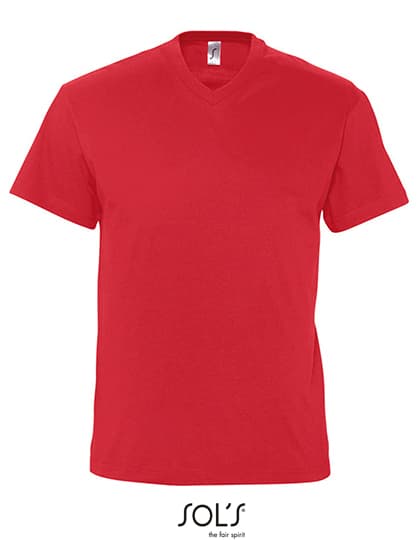V-Neck T-Shirt Victory — Red