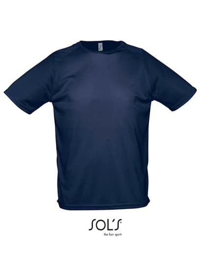 Men´s Raglan Sleeves T Sporty — French Navy