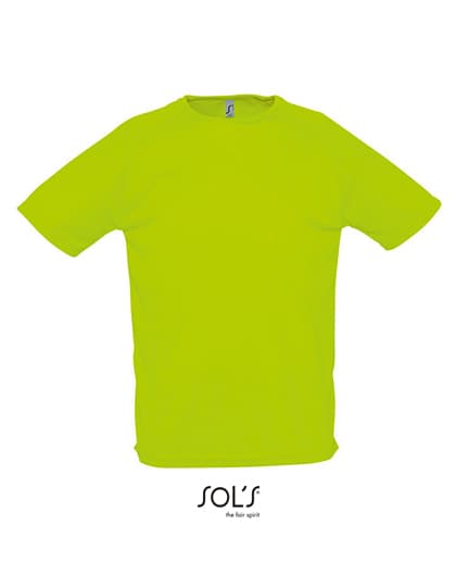 Men´s Raglan Sleeves T Sporty — Neon Green