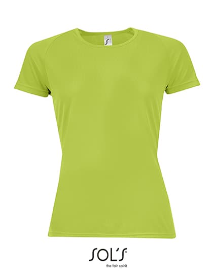 Women´s Raglan Sleeves T Sporty — Apple Green