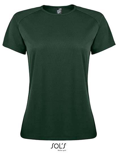 Women´s Raglan Sleeves T Sporty — Forest Green