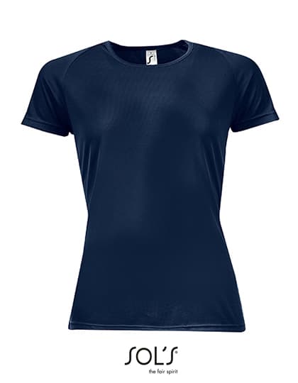 Women´s Raglan Sleeves T Sporty — French Navy