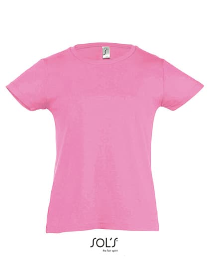 Kids´ T-Shirt Girlie Cherry — Orchid Pink
