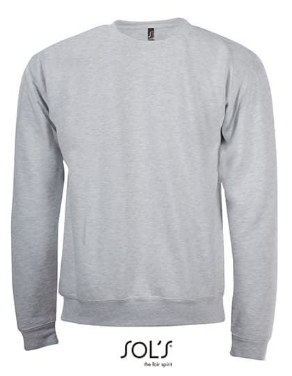 Men´s Spider Round-Neck Sweatshirt — Grey Melange
