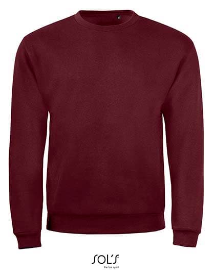 Men´s Spider Round-Neck Sweatshirt — Oxblood