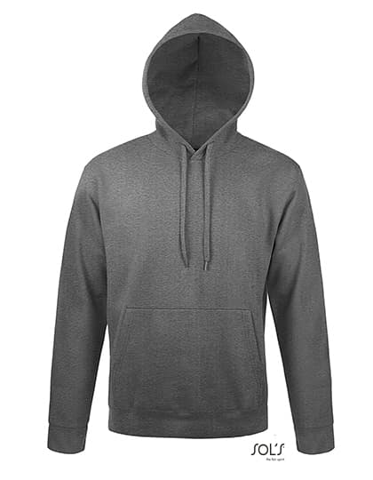 Unisex Hooded Sweat-Shirt Snake — Charcoal Melange
