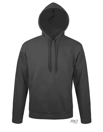 Unisex Hooded Sweat-Shirt Snake — Dark Grey (Solid)