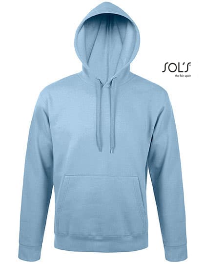 Unisex Hooded Sweat-Shirt Snake — Sky Blue