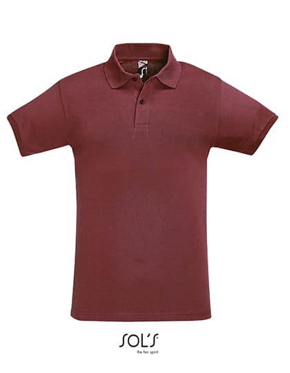 Men´s Polo Shirt Perfect — Burgundy