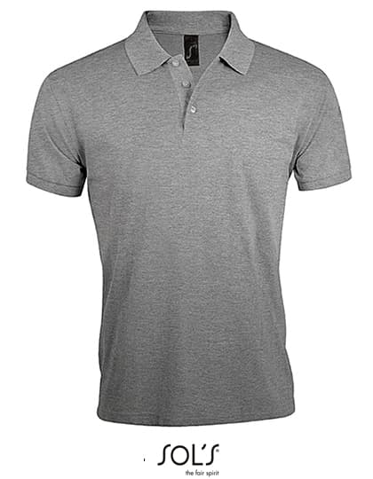 Men´s Polo Shirt Prime — Grey Melange