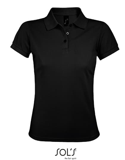 Women´s Polo Shirt Prime — Black