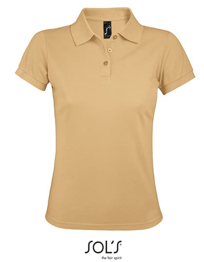 Women´s Polo Shirt Prime — Sand