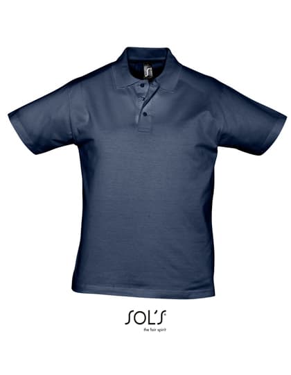 Men´s Jersey Polo Shirt Prescott — French Navy