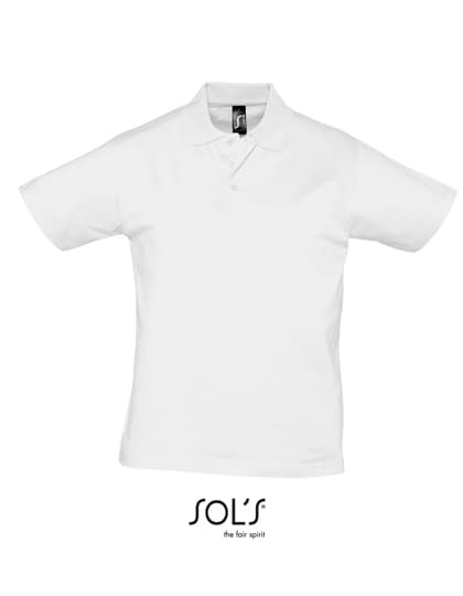 Men´s Jersey Polo Shirt Prescott — White