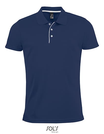 Men´s Sports Polo Shirt Performer — French Navy