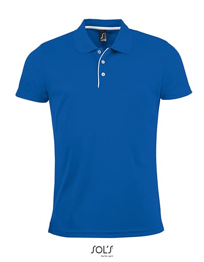 Men´s Sports Polo Shirt Performer — Royal Blue 241